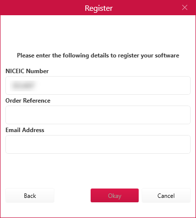 enter details form