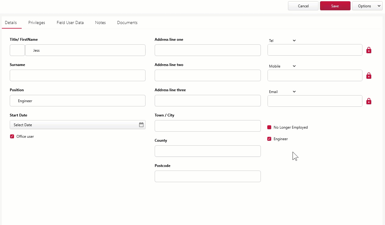 save and sync user data