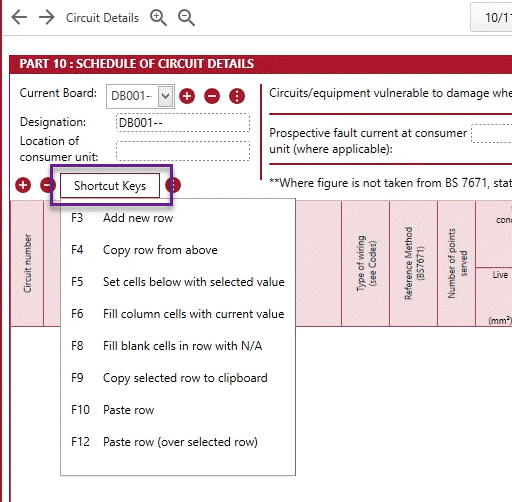 shortcut-keys-drop-down-button