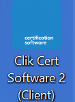 clik cert client desktop icon