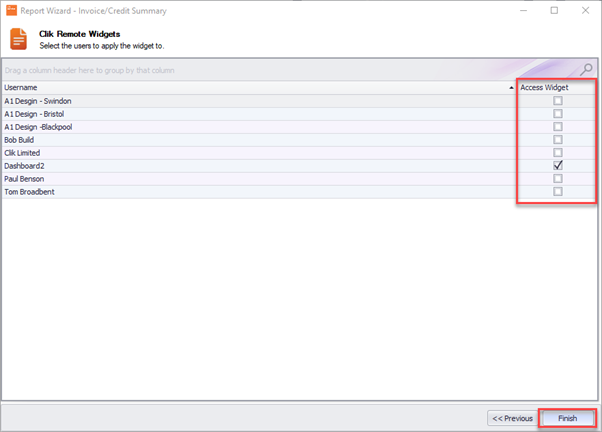 Setting Up Dashboard Widget Thresholds | CR – Clik