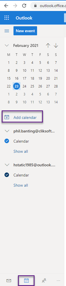 Office 365 Calendar Not Displaying - CS – Clik