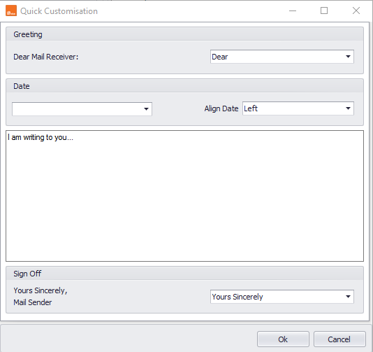 mail merge wizard in clik service
